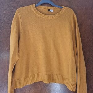Mustard Crew Neck Sweater